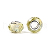 Transparent Glass European Beads GPDL-N004-D14mm-A03-2