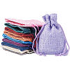 Burlap Packing Pouches Drawstring Bags ABAG-PH0002-05-9x7cm-7
