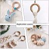 Olycraft Beech Wood Linking Rings WOOD-OC0001-26-6