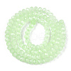 Baking Painted Imitation Jade Glass Bead Strands DGLA-A034-J10MM-A03-2