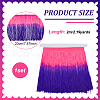 Fingerinspire 2M Two Tone Polyester Tassel Ribbon OCOR-FG0002-37A-2