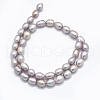 Natural Cultured Freshwater Pearl Beads Strands PEAR-F007-85B-01-2