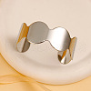 304 Stainless Steel Open Cuff Bangles BJEW-S172-02P-1