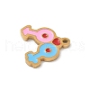 304 Stainless Steel Enamel Charms STAS-P388-19J-G-2