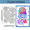 Fireworks Carbon Steel Cutting Dies Stencils DIY-WH0309-1738-2