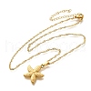 Summer Beach 304 Stainless Steel Pendant Rope Chain Necklaces for Women STAS-Z108-01G-01-4