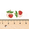 304 Stainless Steel Enamel Charms STAS-R168-02B-G-3