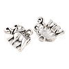 Tibetan Style Alloy Charms Pendants TIBEP-A124745-AS-LF-3