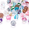 50Pcs 10 Colors Synthetic Moonstone Beads Strands G-YW0001-08-7