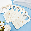 CRASPIRE 1 Set Wooden Baby Closet Divider WOOD-CP0001-07-4