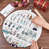 Polyester Wall-Mounted Jewelry Hanging Rolls AJEW-WH20002-23B-3