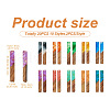  20Pcs 10 Styles Transparent Resin & Walnut Wood Big Pendants RESI-TA0001-59-4