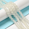 Baking Painted Imitation Jade Glass Round Bead Strands X-DGLA-Q021-8mm-01-1