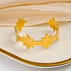 304 Stainless Steel Cuff Bangles for Women BJEW-Q045-02B-G-1