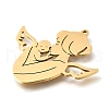 304 Stainless Steel Pendants STAS-S178-07G-2