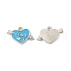 CCB Plastic Enamel Pendants CCB-K009-11P-2