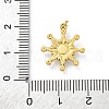 304 Stainless Steel Rhinestone Pendants STAS-E550-09G-3