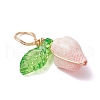 Natural Sea Shell Copper Wire Wrapped Pendants PALLOY-JF03610-01-4