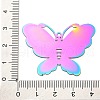 304 Stainless Steel Pendants STAS-B051-03RC-3