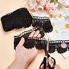   5 Yards Polyester Shell Shaped Flower Lace Trim OCOR-PH0004-46B-3