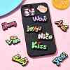 10Pcs 10 Styles Opaque Resin Decoden Cabochons FIND-YW0005-82-5