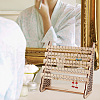 5-Tier Assembled Wood Earring Display Stands EDIS-WH0029-42C-6