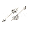 Tibetan Style Alloy Big Pendants FIND-G078-33A-AS-2