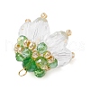 Transparent Glass Pendants PALLOY-MZ00720-04-3