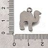 304 Stainless Steel Pendants STAS-H477-02C-P-3