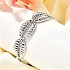 Brass Cuff Bangles for Women BJEW-U018-02P-2