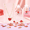 Alloy Enamel Pendants PALLOY-TA0002-02-7