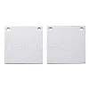 Anti-Tarnish 304 Stainless Steel Stamping Blank Tag Pendants STAS-I311-16B-P-1