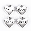 Tibetan Style Alloy Charms TIBE-S323-119AS-RS-1