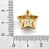 Rack Plating Brass Micro Pave Cubic Zirconia Pendants KK-I722-05G-F-3