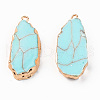 Resin Pendants X-RESI-R428-016A-2
