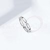 Simple Style 925 Sterling Silver Finger Rings FS-WG80334-01-1