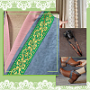   14M 2 Colors Ethnic Style Embroidery Polyester Ribbons OCOR-PH0002-05-6