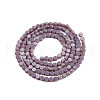 Opaque Solid Color Glass Beads Strands GLAA-N052-05A-A07-2