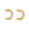 Brass Clear Cubic Zirconia Beads KK-D375-35G-01-1