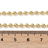 Rack Plating Brass Ball Chain Necklaces for Women NJEW-G102-01A-G-4