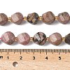 Natural Rhodonite Beads Strands G-U023-A03-01-5