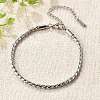 304 Stainless Steel Rope Chain Bracelets for Women BJEW-Q051-04P-1