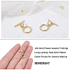 Brass Toggle Clasps KK-BC0005-90G-NF-3