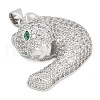Brass Micro Pave Cubic Zirconia Pendants KK-M307-01P-2