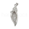 Brass Micro Pave Cubic Zirconia Pendants KK-A260-02P-1