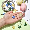 20Pcs 4 Colors Glass Pendants GLAA-YW0003-49-6
