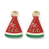 Alloy Enamel Charms PALLOY-R158-05G-01-1
