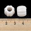 Opaque Acrylic European Beads SACR-L007-001B-3