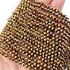 Transparent Electroplate Glass Beads Strands X-EGLA-A039-T3mm-UA11-1