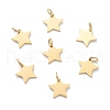 (Defective Closeout Sale:Scratched Surface)304 Stainless Steel Charms STAS-XCP0001-33G-4